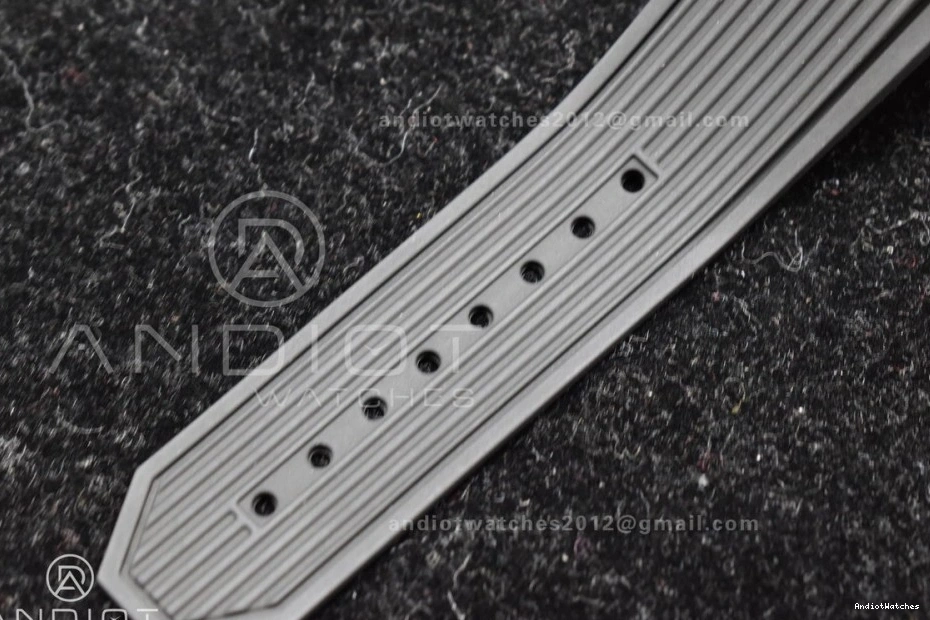 Strap Hublot Unico Dial ZF Black Bang on 1:1 A Best Rubber RG 904 GoodFit Big Skeleton Edition 0102